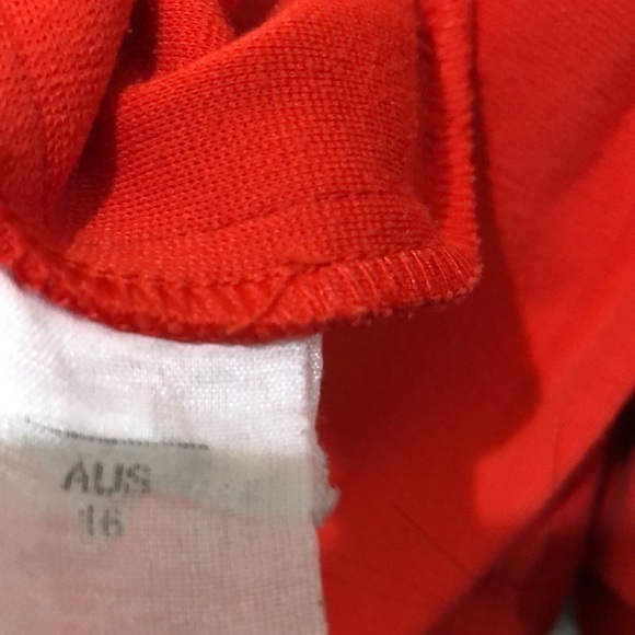 NICHOLAS Halter Cross Formal Dress Size Red Maxi - Picture 9 of 14